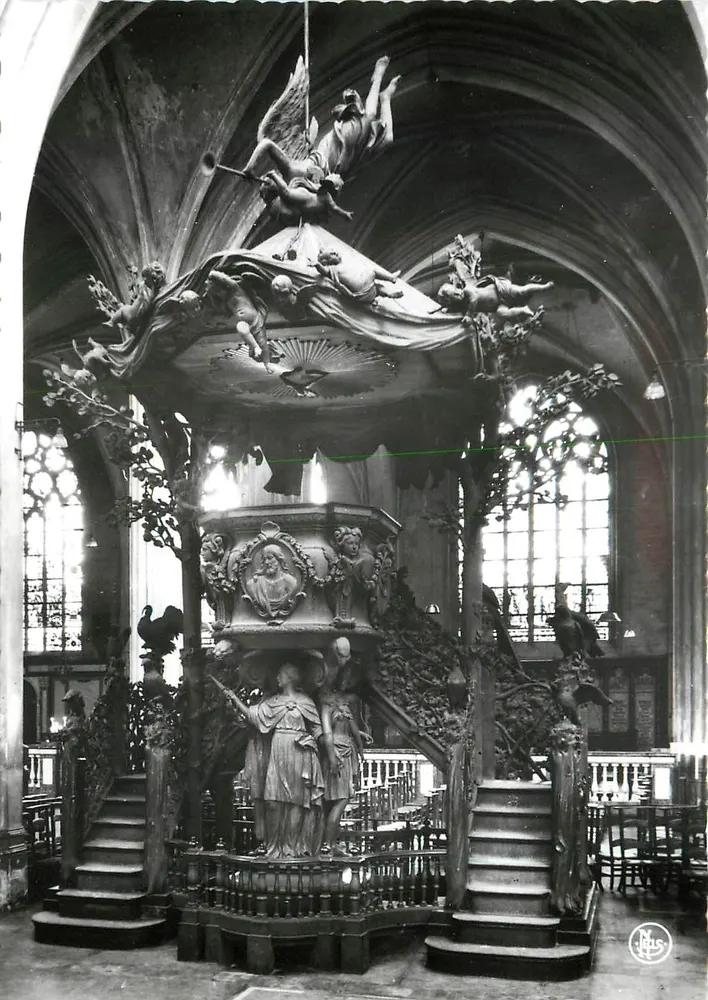 Anvers - Cattedrale — Pulpito — Edizione Antica E.P. — n° 157 - Recto