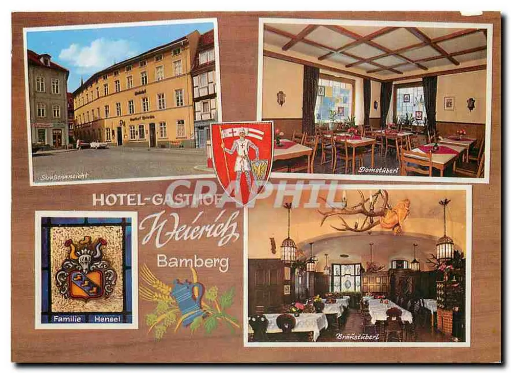 Hôtel-Gasthof Weierich — Bamberg — W. Tillig, Ausblickskartenverlag - Awers