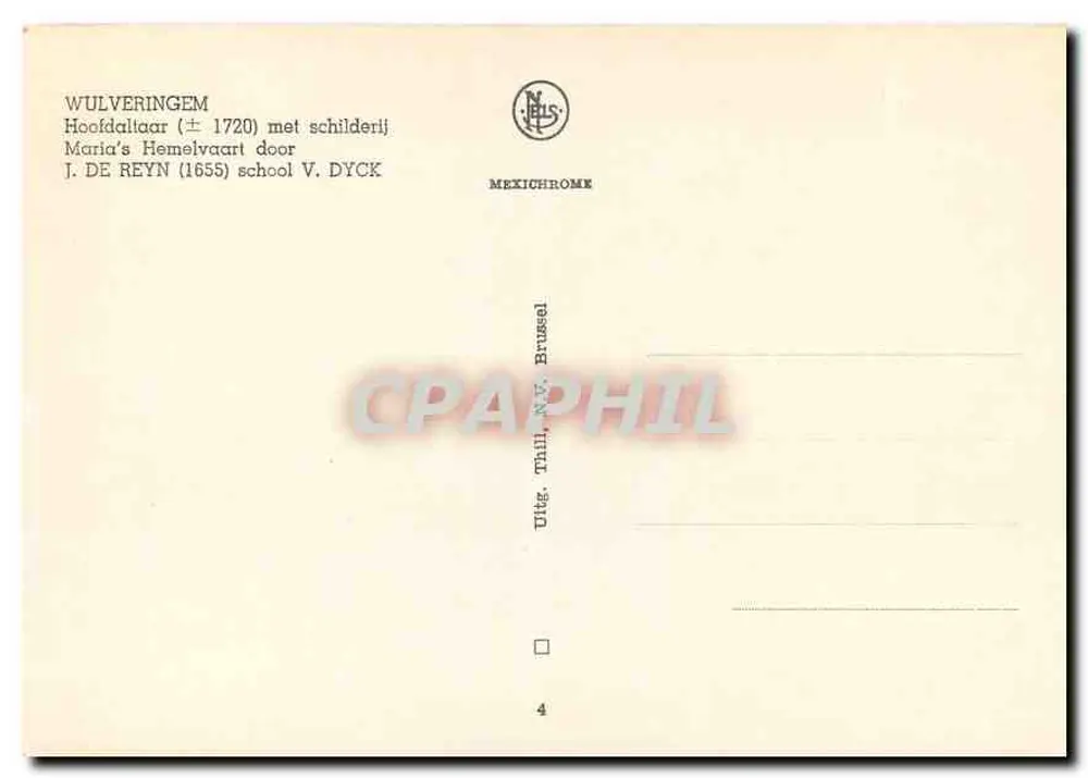 Wulveringem — Kapelle — Verlag IRIS, Nr. 18 - Rückseite