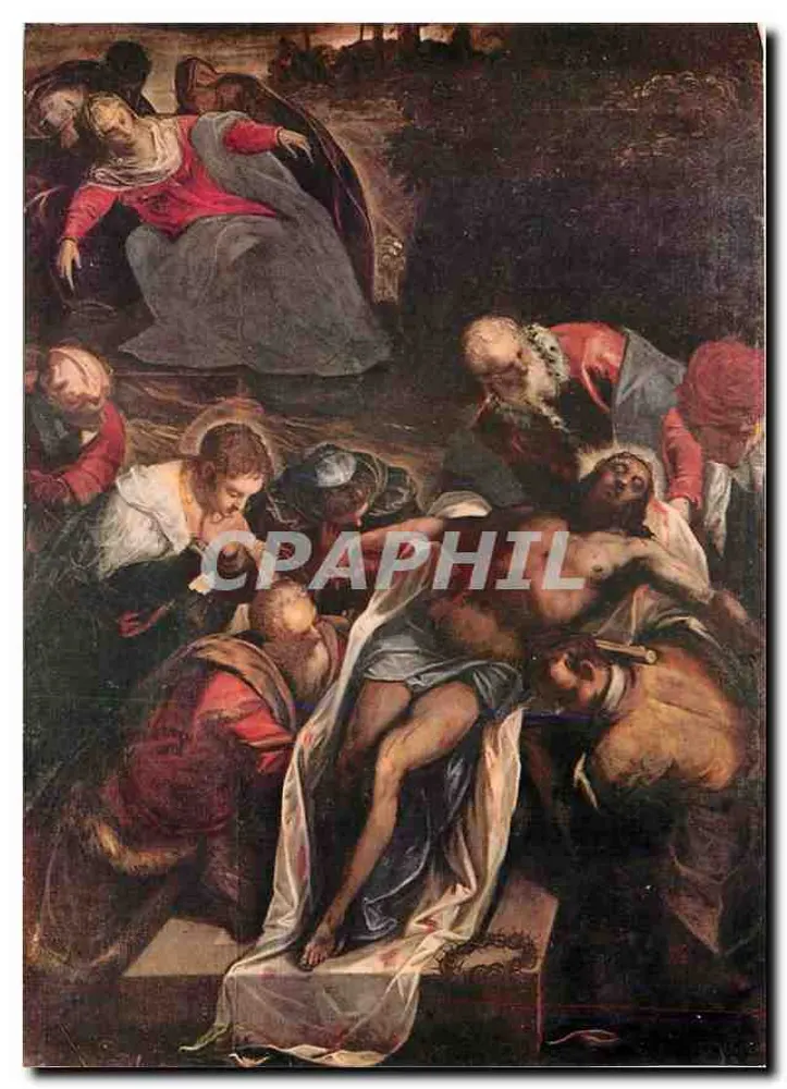 Die Abnahme des J.C. — J. Tintoretto — Basilika S. Giorgio Maggiore, Venedig - Vorderseite