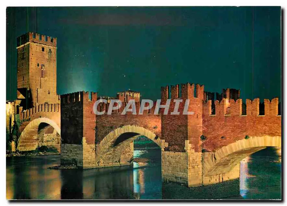 Ponte Scaligero — alla notte — edizione OnestinGhel, n° GT 32 - Recto