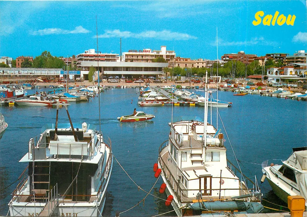 Salou — Port with the Hotel Planas — Photo RAYMOND - Front