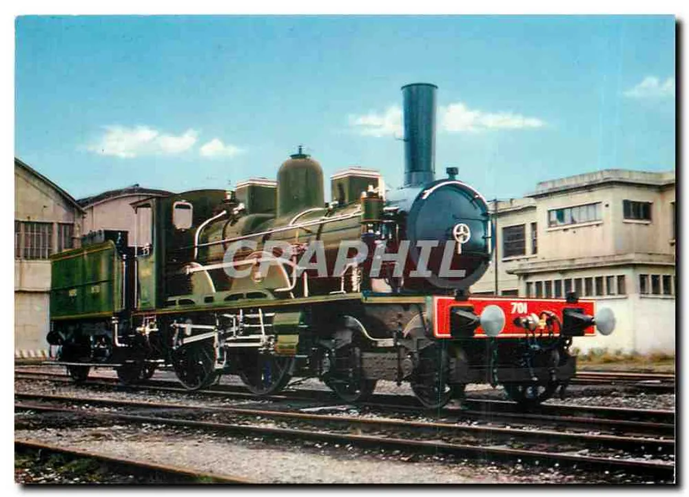 Locomotora 701 Nord — (1885/1892) — Museo Francés del Ferrocarril, Mulhouse - Anverso