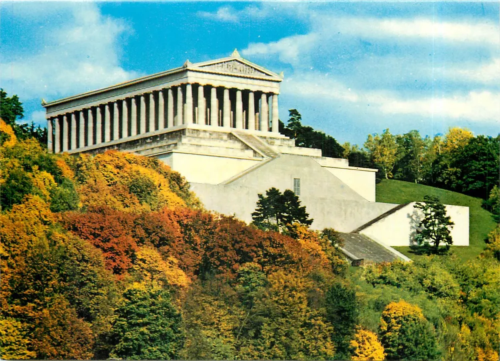 Walhalla bei Regensburg — Neoklassizistisches Denkmal — RD 26 - Vorderseite