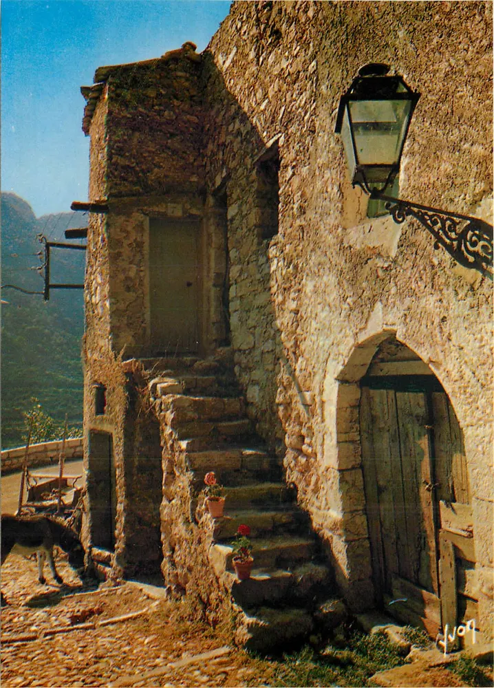 Sainte-Agnès — Alte Straße — Couleurs et Lumière de France, Nr. 10-4767 - Vorderseite