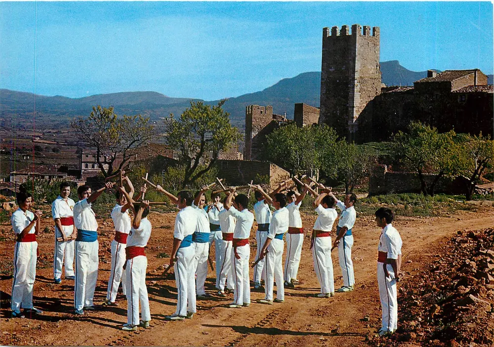 Ball de Bastons de Montblanc — Montblanc — editado pelo Centro de Iniciativas e Turismo - Frente