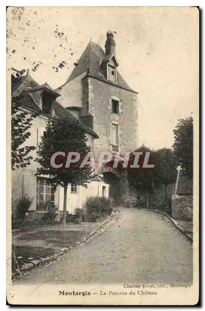 Montargis — The Gate of the Castle — Chartier frères, publisher, Montargis - Front