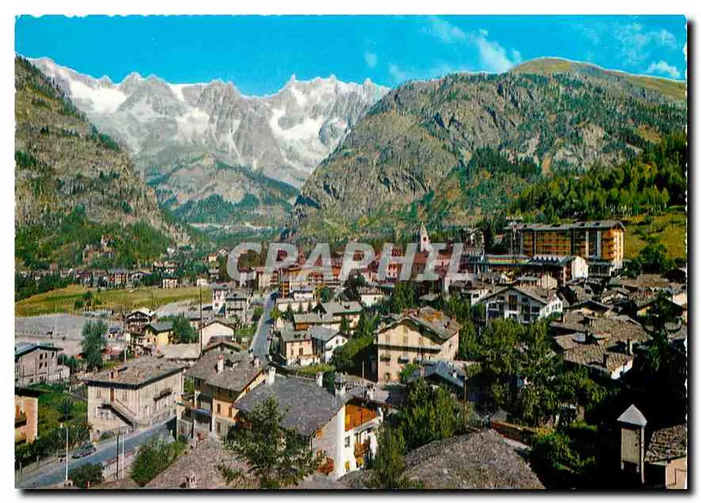 Vallée d'Aoste pittoresque — Courmayeur m. 1224 — Ed. Rts. Enrico Ivrea - Recto