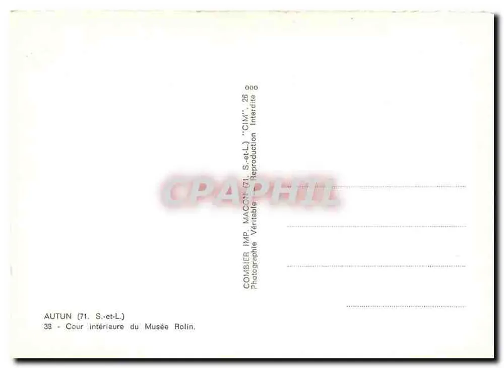ऑटून (71) - म्यूजियम रोलिन के आंतरिक आवास - कोम्बियर इम्प्रेस नाकोन - पीछे