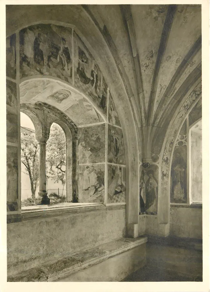 Brunnen-Kapelle - Kreuzgang no antigo mosteiro dos Premonstratenses de Steingaden — Photo-Verlag H. Kronburger, Oberammergau - Frente