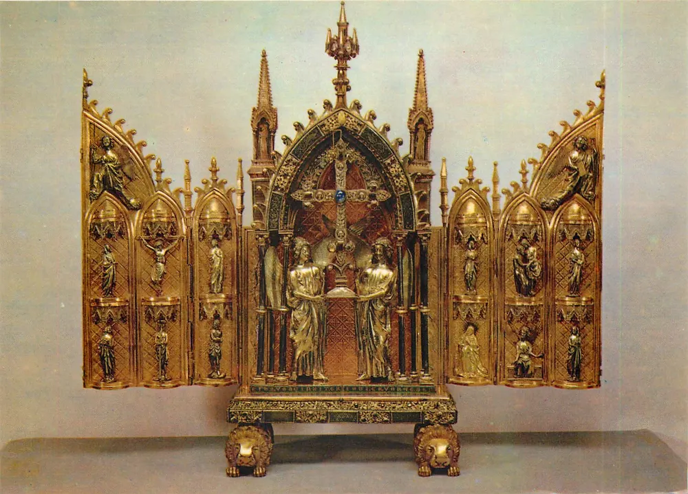 Políptico da abadia de Floreffe — doação Ad. de Rothschild — Museu do Louvre, Paris - Frente