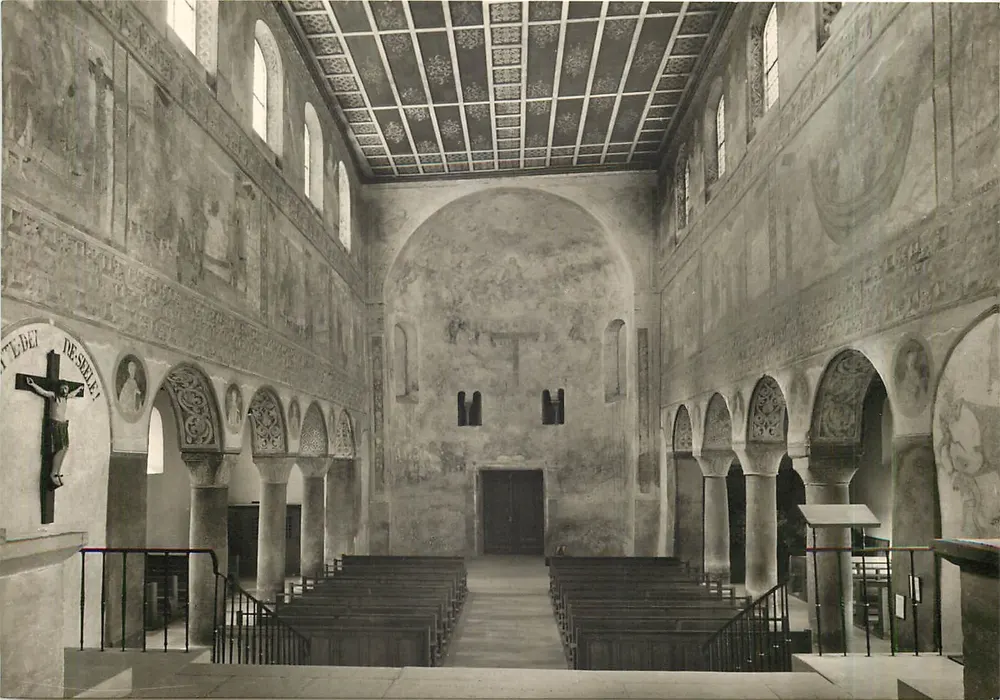 Innenansicht der Kirche Saint-Georges — Insel Reichenau / Bodensee — Theo Keller - Vorderseite