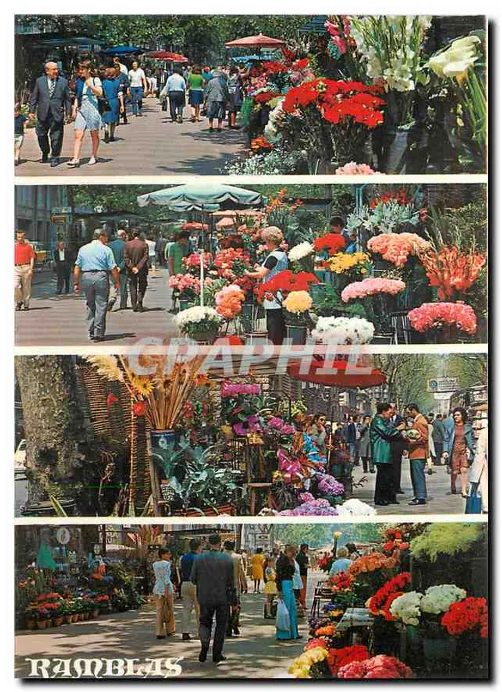 Las Ramblas — mercado de flores — B.053 - Frente