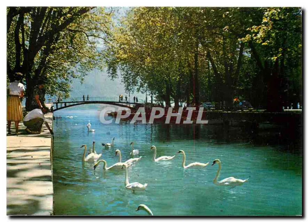 Lago de Annecy — Terra de beleza — perto do Pont des Amours — Edição G. Rossat-Mignod - Frente