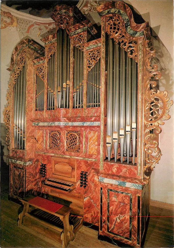 Orgue de la Stiftskirche zu Ossiach — Wilhelm-Backhaus-Gedächtnisorgel — éditeur H. Tollinger, n° 2032 - Recto