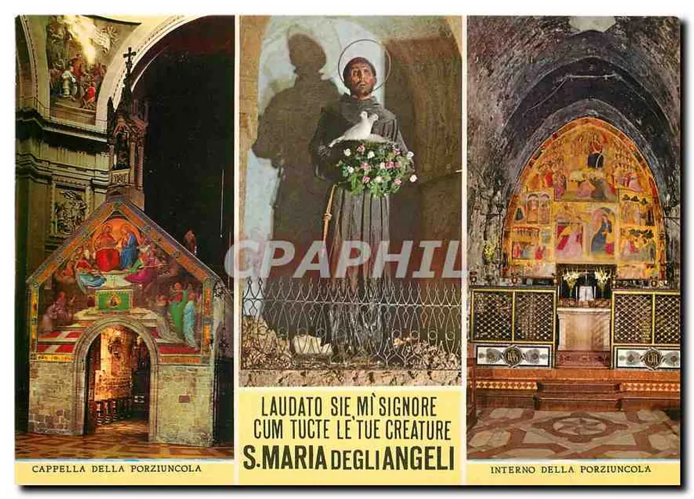Cappella della Porziuncola — Interno della Porziuncola — Ediz. DACA - Assisi - Recto