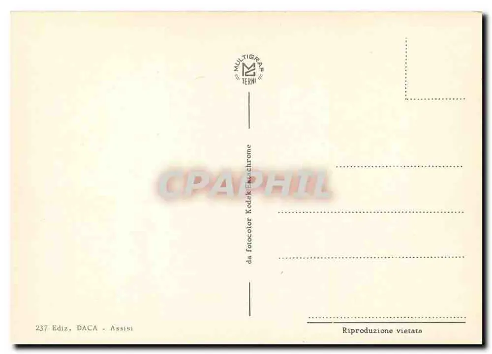 Cappella della Porziuncola — Interno della Porziuncola — Ediz. DACA - Assisi - Verso