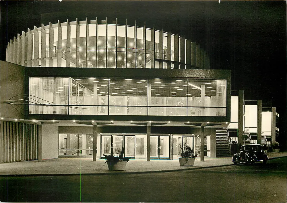 Theater Münster/Westphalen — moderne Architektur — Verlag: Muddeman & Co, Nr. 333 - Vorderseite