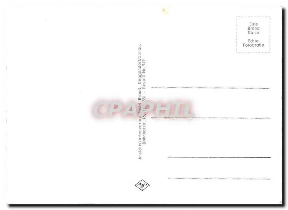 Passau - Novo Hochaltar na Catedral — editor Brand, Dergendendorf/Dinamarca - Verso