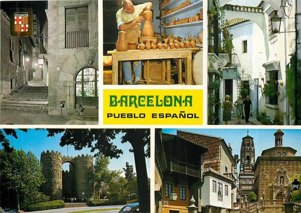 Barcelona - Pueblo Español — Comercial Escudero Oro, n° 11 - Front