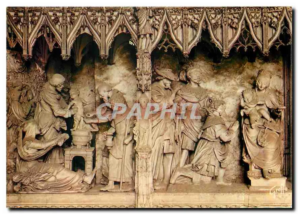 Chartres (Eure-et-Loir) — Umkreis des Kathedralenchoirs: Beschneidung und Anbetung der Weisen — Editions Grarr, Paris - Vorderseite