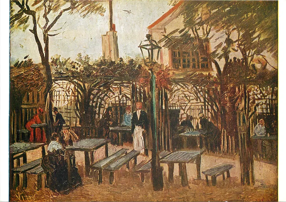 A guinguette — Vincent Van Gogh (1853-1890) — Éditions Nomis, Paris - Frente