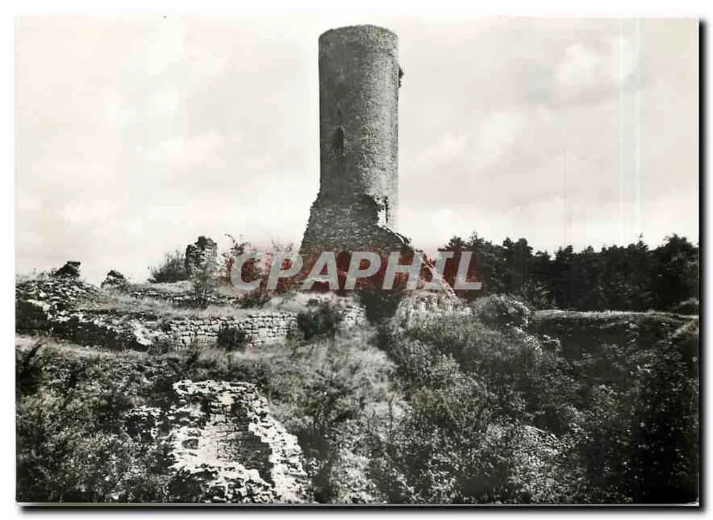 Burgruine Reichelsburg bei Aub — Ruine di un castello — Foto A. Aub - Recto