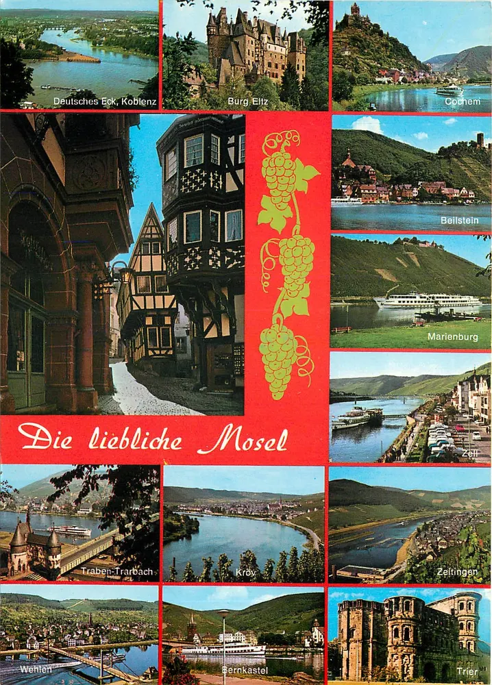 A doce Moselle de Koblenz a Trier — Cornely, n° 7230 - Frente