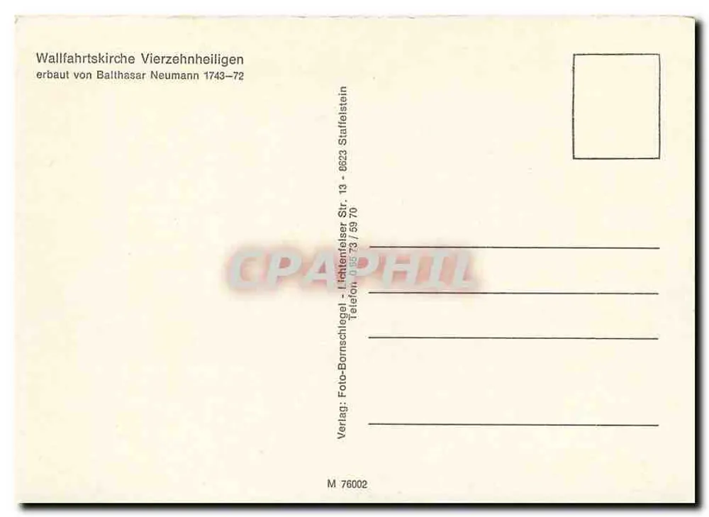 Igreja de Nossa Senhora dos Quatorze Santos — n° M 76002 - Verso