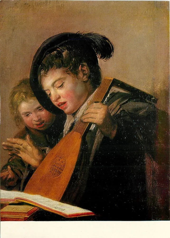 Die singenden Kinder — Frans Hals, 1591-1666, um 1625 — Staatliche Kunstsammlungen Kassel - Vorderseite
