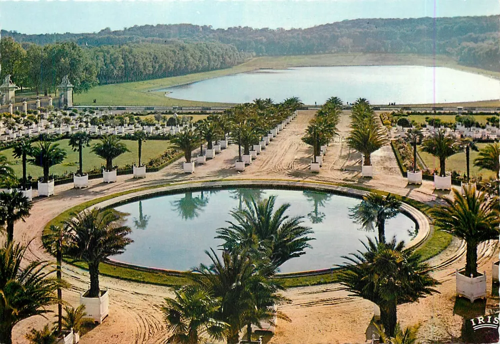 Versailles (Yvelines) — La Vista dell'Orangerie, La Piazza dell'Acqua dei Svizzeri — Ed. d'Art A.P., rue Colbert, Versailles - Recto