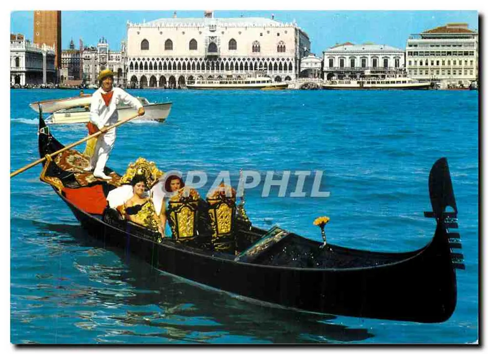 Veneza — A Gôndola — P. Marzari S.R.L. Schio n° 592 - Frente