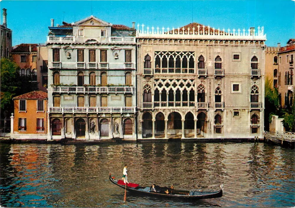 Veneza - A Ca' d'Oro no Canal Grande — editor Borgogni Rag. Renato - Frente