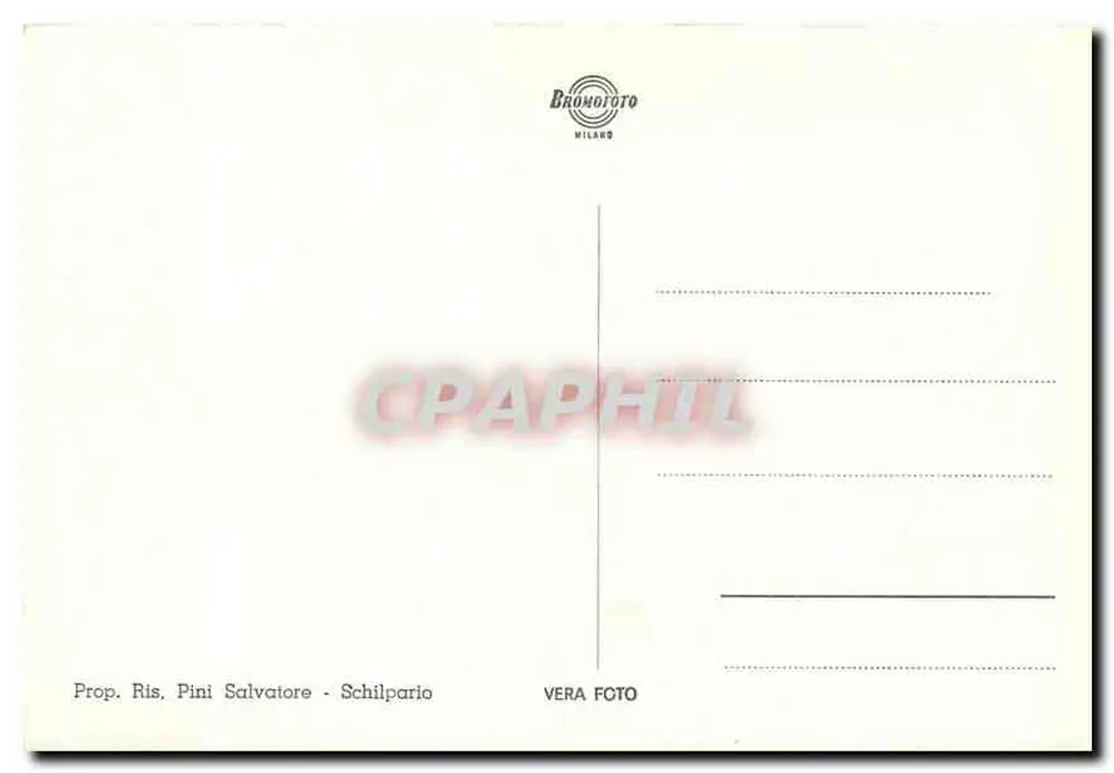 Schilpario m. 1135 - Chiesetta S. Barbara in località Fondi — Prop. Ris. Pini Salvatore - Rückseite