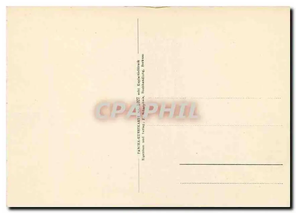 Nordseebad Borkum — Vaga quebrando — editor F. Sharpless, Borkum - Verso