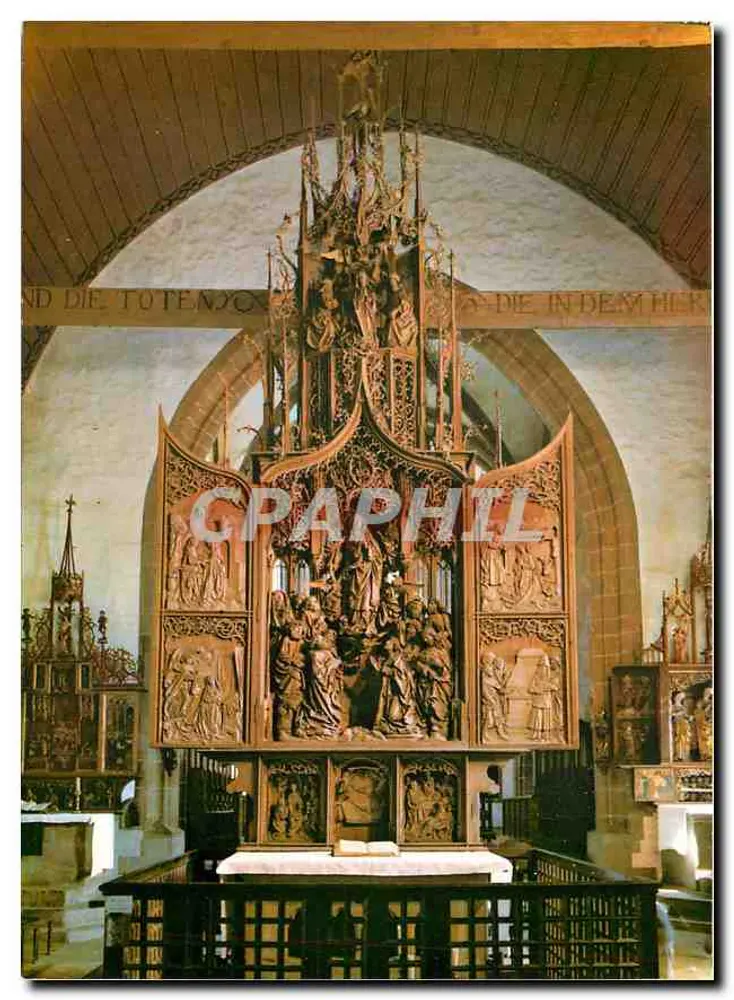 Marienaltar — œuvre de Tilman Riemenschneider (1460-1531) — HerrerGottskirche à Creglingen/Tauber - Recto