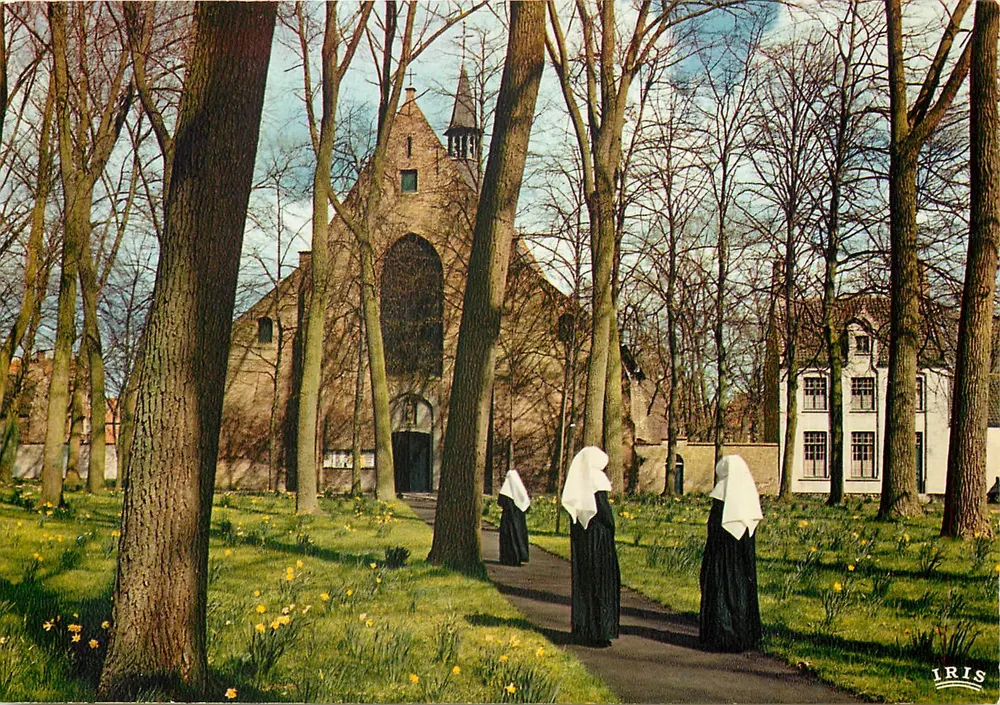 Bruges - Église Sainte-Élisabeth — Monastère de la Vigne — Éditeur Iris - Recto