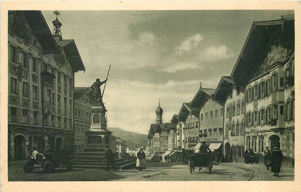 Bad Tölz — Obere Marktstraße — Aufnahme A. Marey, Nr. 39 - Frente