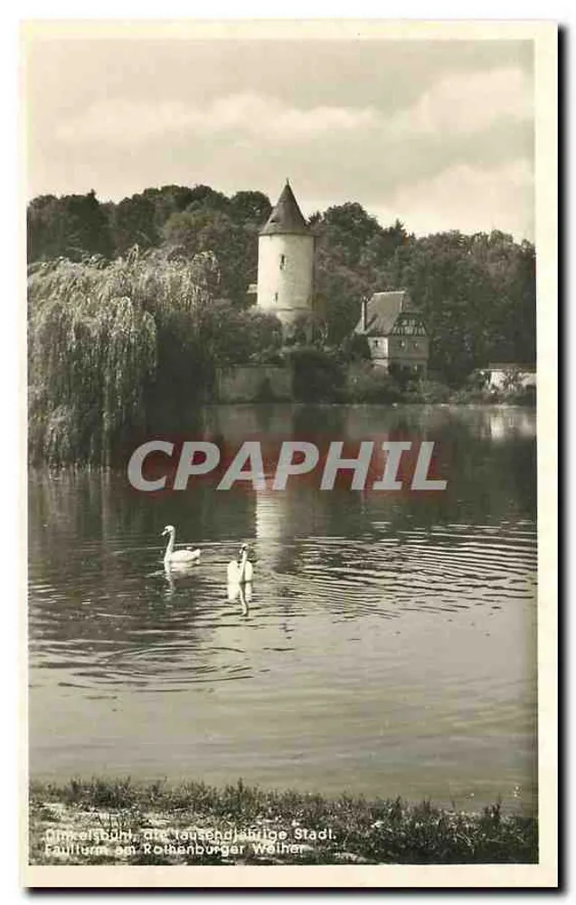 Dinkelsbühl, a cidade milenar — sobre as águas do Rothenburger Weiher — fotografia de Robert Schmidt - Frente