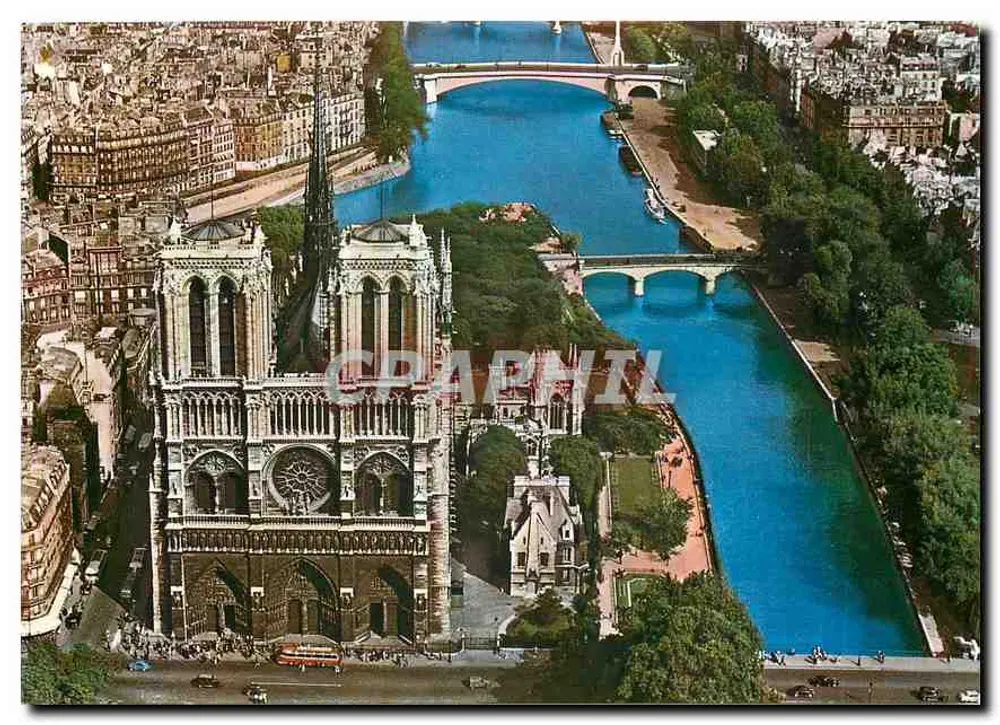 Notre-Dame de Paris — fachada Oeste — edição Italcolor - Frente