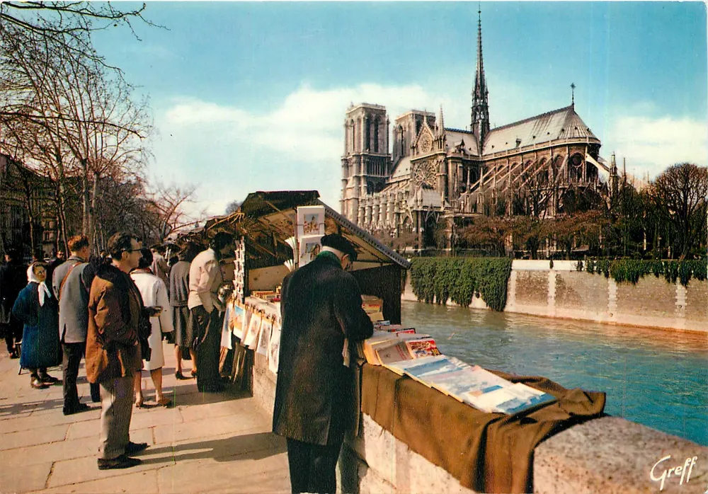 Notre-Dame — Os Bouquinistas — Greff - Frente