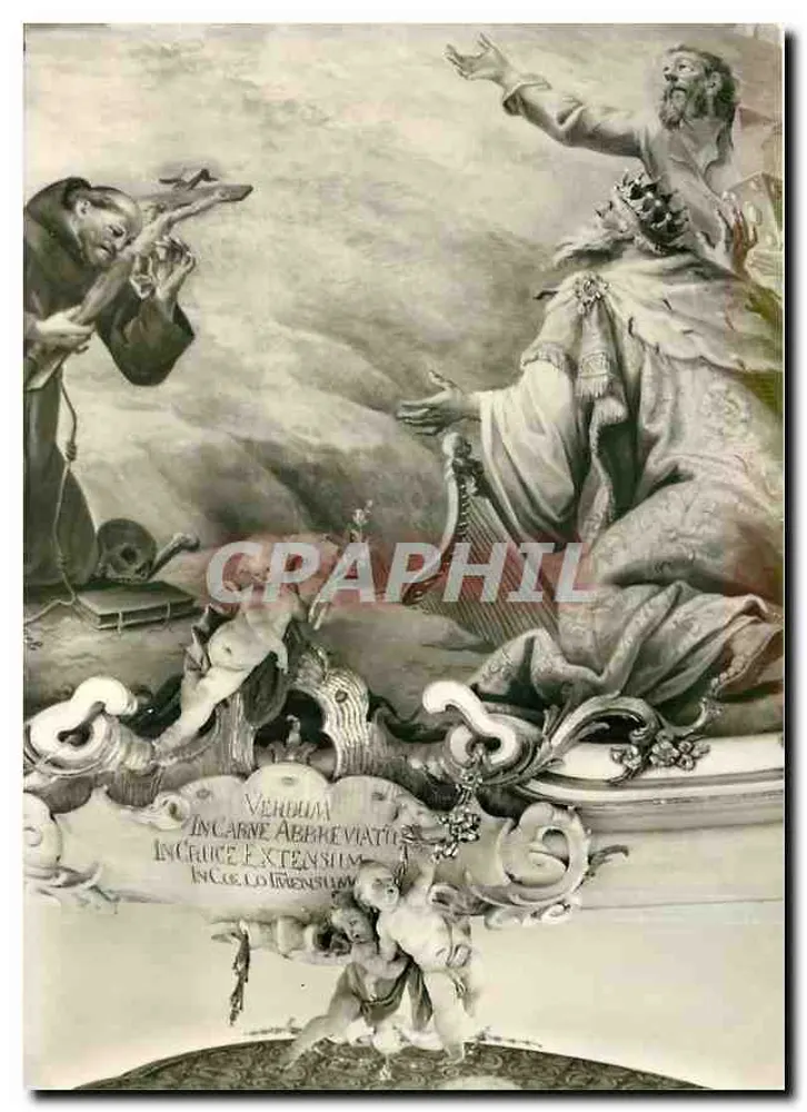 Saint Jean-Baptiste — scène baroque — photokarte de Geb. M. Letz, Tübingen - Recto