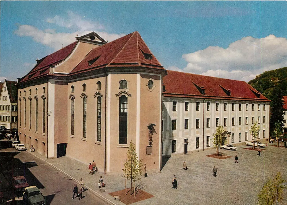Schwäbisch Gmünd — Kulturowy Zamek Prédiger — Letz Ansichtskarten - Awers