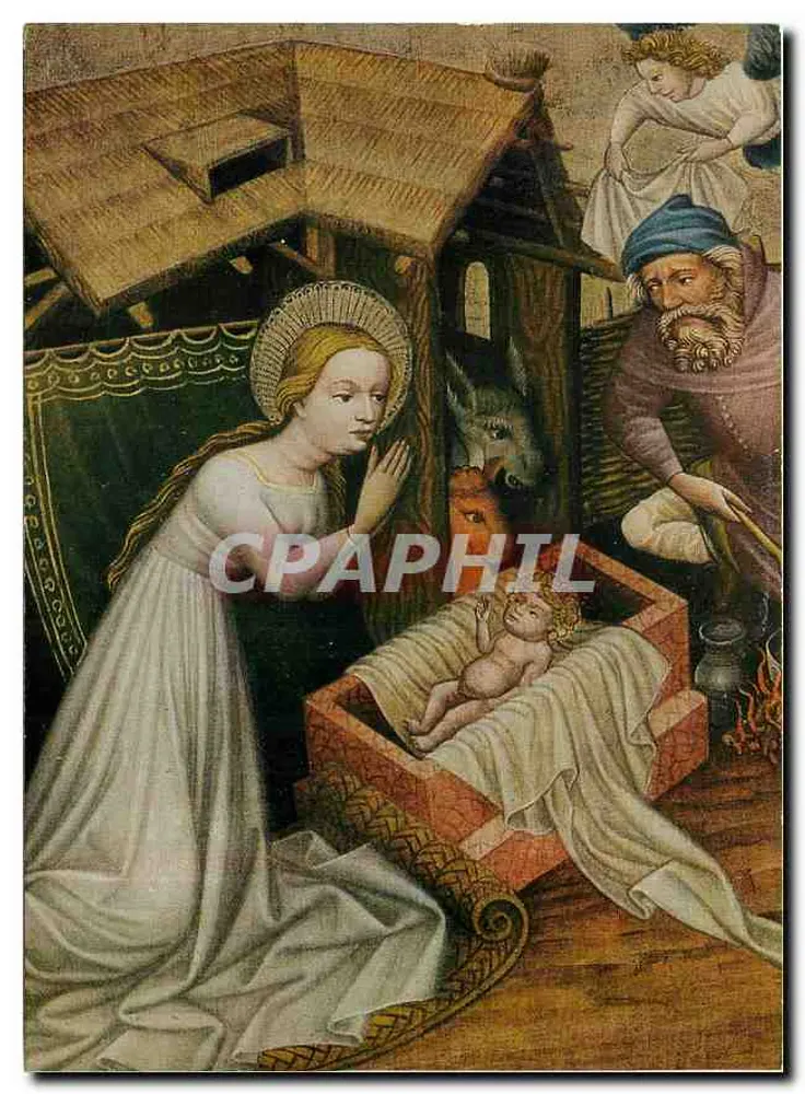 Naissance de Christ — tableau du Tiroler Meister vers 1430 — Bildverlag Freiburg - Recto