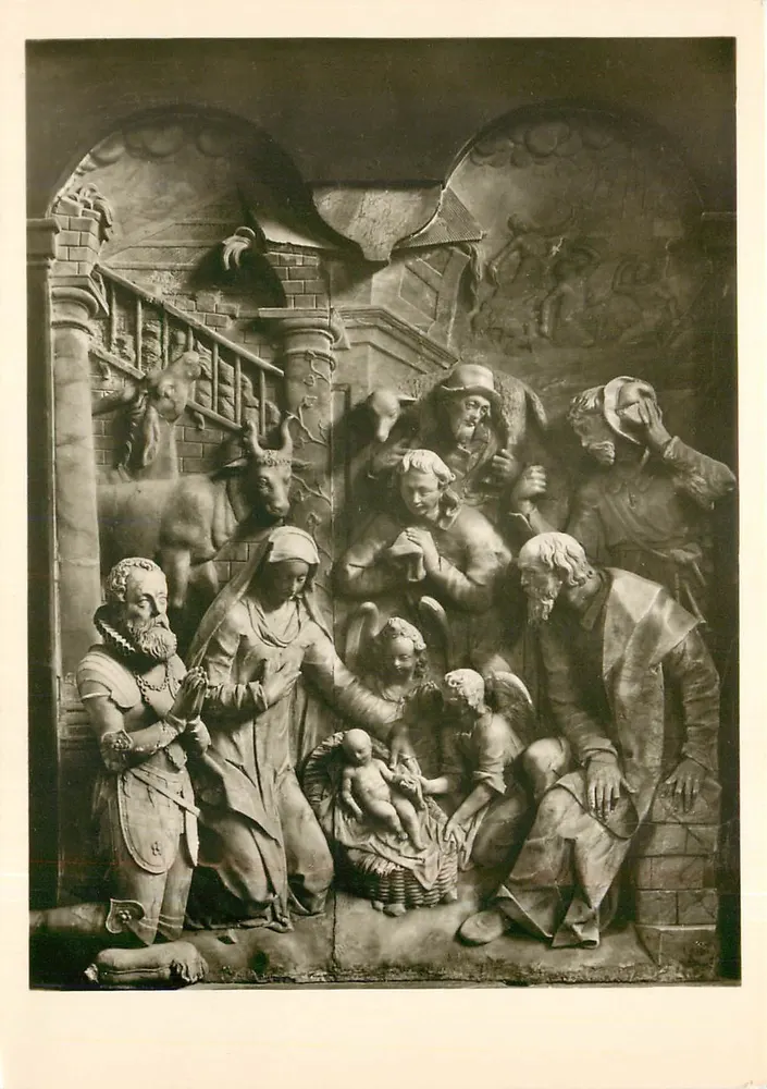 Bonn, Monaster - Altar de Natal (mármore) — doação da família Leyen, 1622 — Deutsche Kunstverlag, Münden - Frente