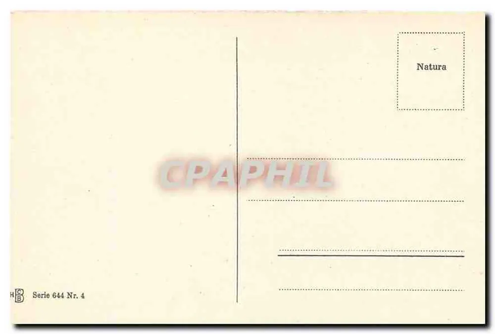 हेलेबोर्स और एंजेल — नैचरा — श्रृंखला 644 संख्या 4 - पीछे