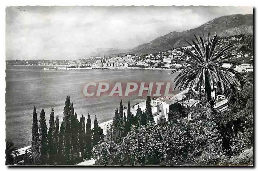 Menton — Vista Geral — Éditions du Globe, Paris - Frente