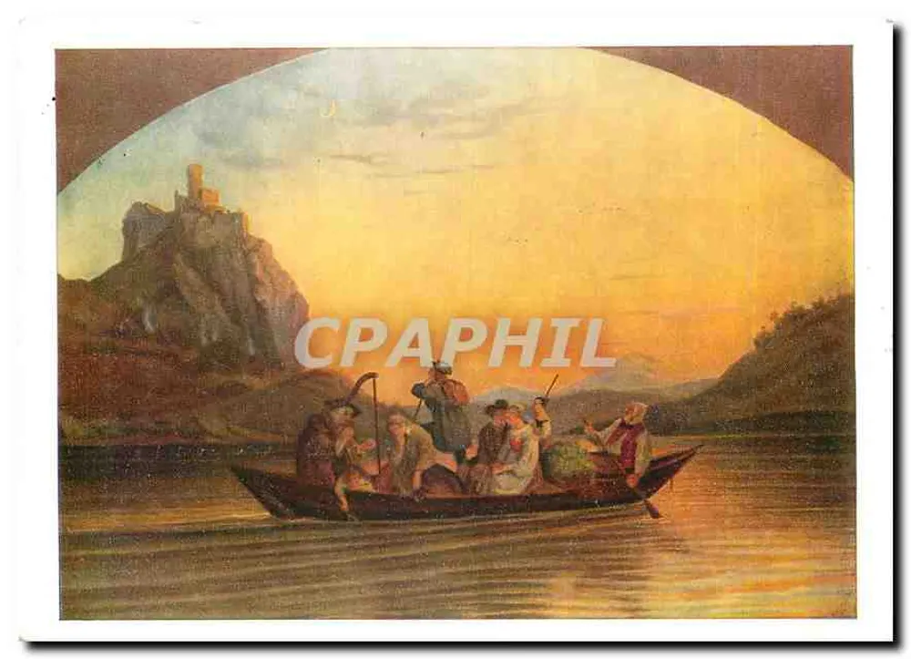 Ansicht der Überfahrt der Elbe — Adrian Ludwig Richter (1803-1884) — Galerie der Bildenden Künste in Dresden - Vorderseite