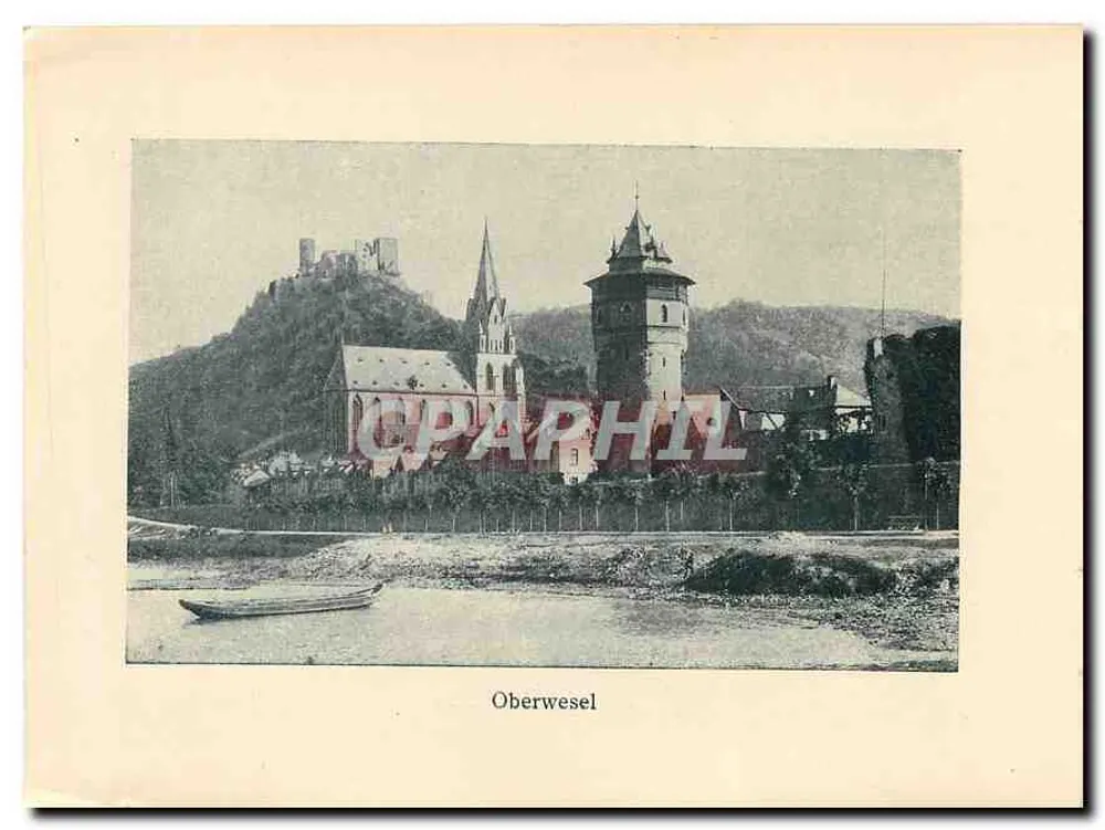 A Pfalz perto de Caub — vista do castelo sobre o Reno — editor não visível - Verso