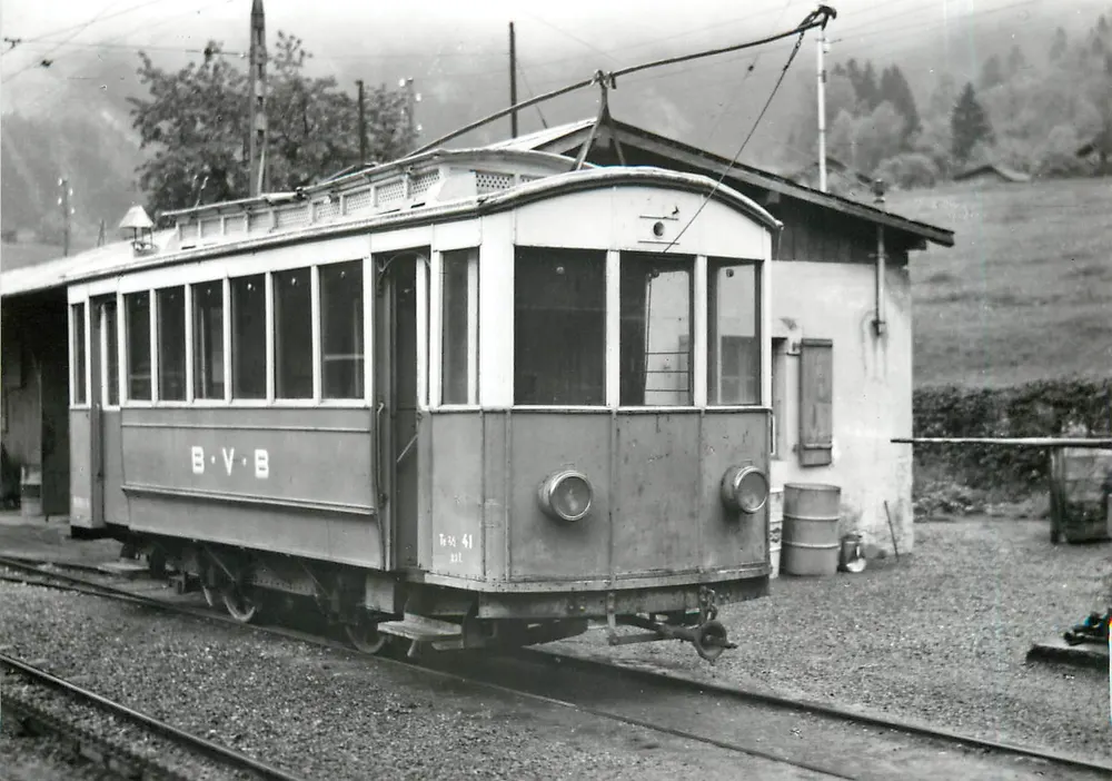 BVB Tramway — Tramway 41 — Depot Bévieux — Foto G. Martin - Vorderseite